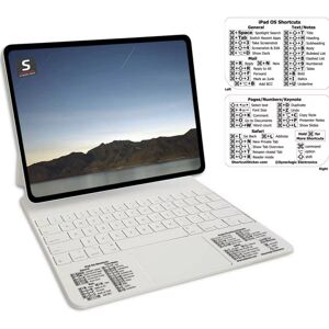 Shoppo Marte 5 PCS PC Reference Keyboard Shortcut Sticker Adhesive for PC Laptop Desktop(For iPad)