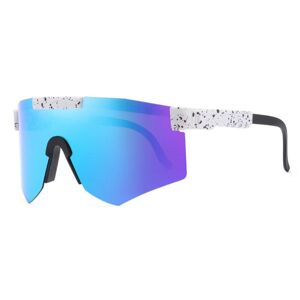 Delivast Viper Unisex Polarized Sports Solbriller Galaxy White (C10)