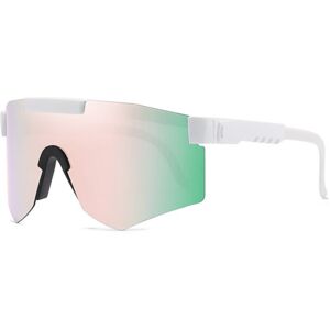 Delivast Viper Unisex Polarized Sports Solbriller White Peach