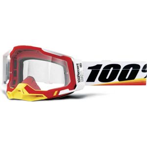 100percent Beskyttelsesbriller Racecraft 2 Orange Red Clear Lens/CAT0