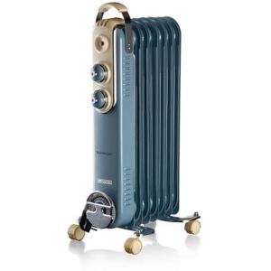 Ariete Vintage oilradiator 1500w 7 fins, Blue