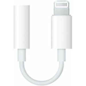 Lyd-jack til Lightning kabel Apple MMX62ZM/A Hvid