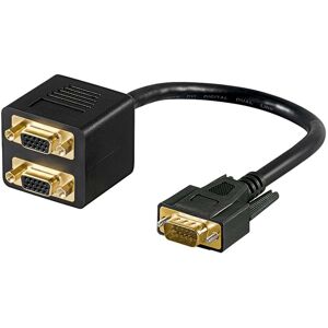 Goobay VGA-adapterkabel, forgyldt