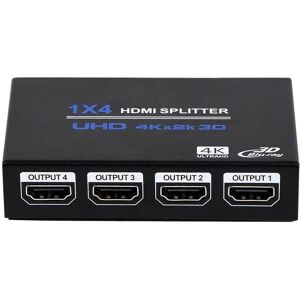 NÖRDIC Splitter 1 til 4 HDMI 4K30Hz 3D