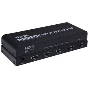 NÖRDIC Splitter 1 til 4 4K30Hz Ultra HD 3D HDCP 2.2