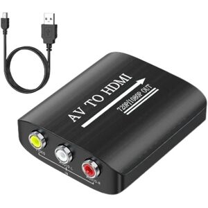 NSF HD 1080P AV til HDMI RCA Til HDMI Composite Adapter Konverter Med USB kabel CVBS AV Adapter