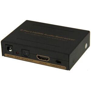 Shoppo Marte HDSP0002M1 Full HD 1080P 2 Ports HDMI Audio Extractor, EDID 5.1ch  / 2ch Setting