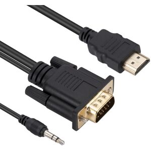 Shoppo Marte HDMI to VGA Adapter Cable with Audio, Length 1.8m