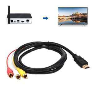 Shoppo Marte HDMI To AV/3RCA TV Audio Video Cable(1.5m)