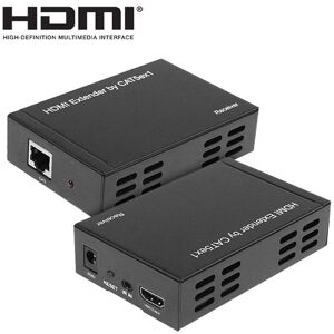 Shoppo Marte Full HD 1080P HDMI To Extender Transmitter + Receiver over One 100m CAT5E / CAT6 (TCP/IP)