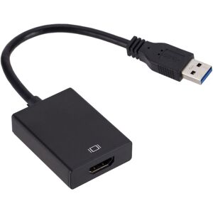 Shoppo Marte External Graphics Card Converter Cable USB3.0 to HDMI(Black)