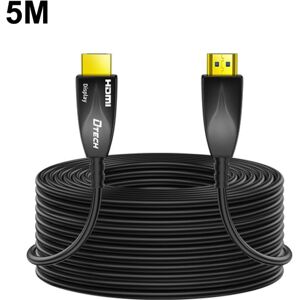 DTECH HDMI 2.0 Version Fiber Optical Line 4K 60Hz Large Screen TV Engineering Wiring, Length: 5m