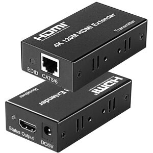 Shoppo Marte 4K HDMI to RJ45 Network Extender, Transmission Distance: 200m(Black)