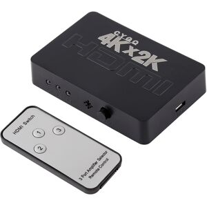 Shoppo Marte 4K 3 Ports HDMI Switch with Remote Control