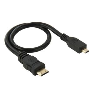 Shoppo Marte 30cm Mini HDMI Male to Micro HDMI Male Adapter Cable