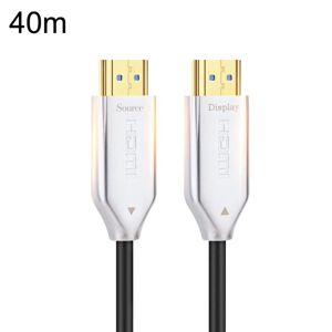 Shoppo Marte 2.0 Version HDMI Fiber Optical Line 4K Ultra High Clear Line Monitor Connecting Cable, Length: 40m(White)