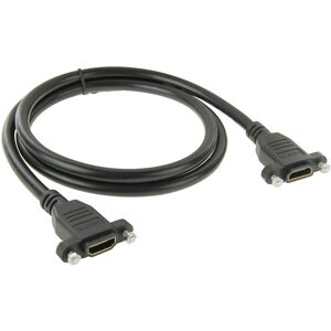 Shoppo Marte 1m High Speed HDMI 19 Pin Female to HDMI 19 Pin Female Connector Adapter Cable