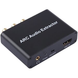 Shoppo Marte 192KHz ARC Audio Extractor HDMI ARC to SPDIF + Coaxial + L/R Converter Audio Return Channel Adapter