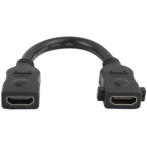 Shoppo Marte 18cm 19 Pin Female to Female HDMI Cable(Black)