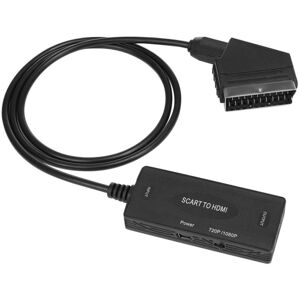 Shoppo Marte 1080P SCART to HDMI Audio Video Converter Adapter