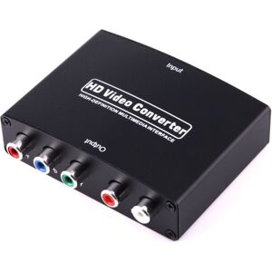 Shoppo Marte 1080P HD HDMI to YPbPr Video and R/L Audio Adapter Converter(Black)