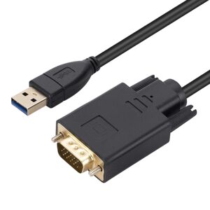 Shoppo Marte 1.8m USB3.0 to VGA Converter Extension Cable
