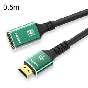 Shoppo Marte 0.5m HDMI2.1 Male To Female 8K Audio And Video Cable Extension Cable(Green)