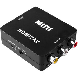 Shoppo Marte VK-126 Mini HD HDMI to AV/CVBS Video Converter Adapter