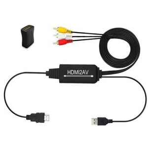 Shoppo Marte RL-HTAL1 HDMI to AV Converter Specification： Male to Male Confinement + HDMI Converter