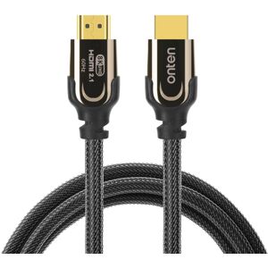 Onten HD180 HDMI 2.1 Version 8K HD Audio Cable, Length:3m(Black)