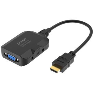 Shoppo Marte Onten 35165 HDMI to VGA + Optical Audio Converter for Speaker / TV / Computer