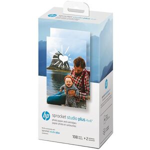 HP photo paper + ink cartridge Sprocket Studio Plus 4x6