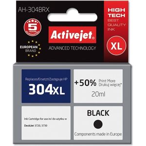 Activejet AH-304BRX blæk (erstatning for HP 304XL N9K08AE; Premium; 20 ml; sort)