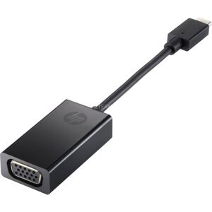 HP USB C til VGA-adapter Hewlett Packard Adaptador de monitor USB-C a VGA de Sort