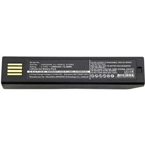 CoreParts Batteri til Honeywell Scanner 13Wh Li-ion 3,7V 3400mAh Sort, 1202g, 1902, 1902GHD, 3820, 3820i, 4620, 4820, 4820i, 6320, 1202 GRAN, 1, 1 GRA