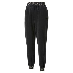 Puma Bukser Deco Glam Velour Sort S Kvinde