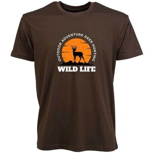 Pasion Morena Deer Kortærmet T-shirt Wild Life Grøn L