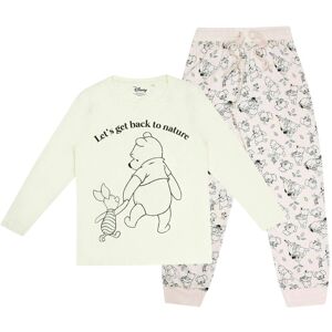 Winnie the Pooh Dame/Ladies Lets Get Back To Nature langt pyjamasæt