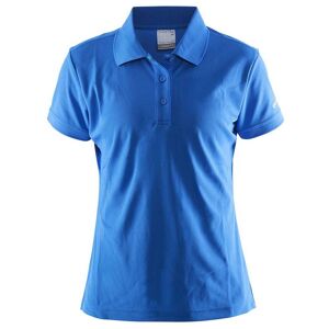 Craft Kortærmet Poloshirt Classic Pique Blå 34 Kvinde