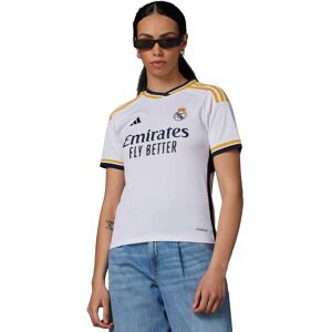 Adidas Kvinde Kortærmet T-shirt Hjem Real Madrid 23/24 Hvid 2XL