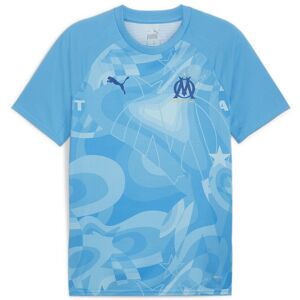 Puma Prematch Kortærmet T-shirt Olympique Marseille 23/24 Blå XS