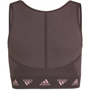 Sports-BH Adidas  Aeroknit Seamless Rødbrun Mørkerød - 14-15 år