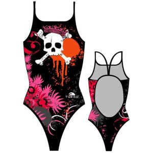 Turbo Badedragt Skull Crown Sort 4XL Kvinde