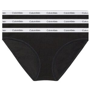 Calvin Klein Underwear Bikini Bund 000qd5207e 3 Enheder Sort XS Kvinde