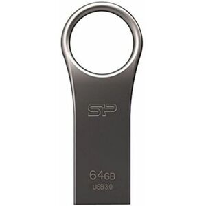 USB-stik Silicon Power SP064GBUF3J80V1T 64 GB Titanium Sølvfarvet 64 GB 128 GB