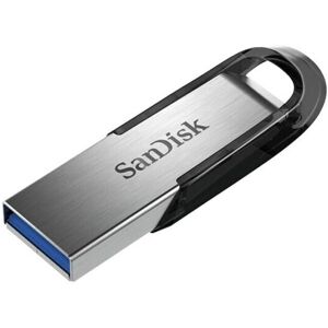 USB-stik SanDisk Ultra Flair Sort Sølvfarvet