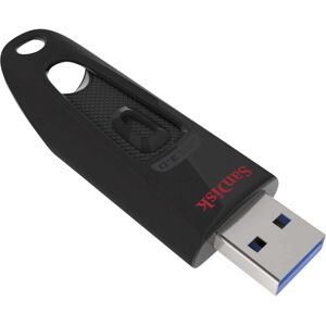 SanDisk Ultra® USB 3.0 USB-flashdrev 256 GB Sort SDCZ48-256G-U46 USB 3.2 Gen 1 (USB 3.0