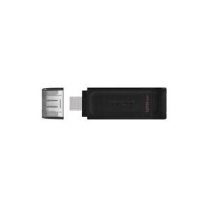 Kingston DataTraveler 70 128GB USB-C 3.2 Gen 1 Sort