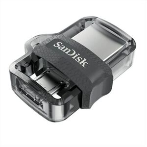 USB-stik SanDisk Ultra Dual m3.0 Sølvfarvet