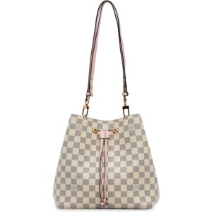 Pre-owned Louis Vuitton Damier Azur Neonoe White